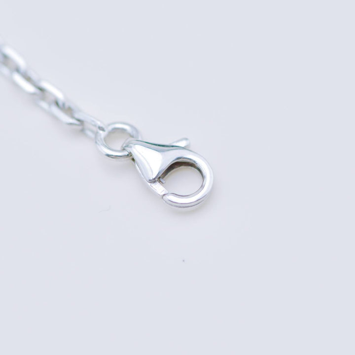 Preloved Authentic Full set VCA Lucky Alhambra Bracelet Turquoise Lapis Lazuli & Mother of Pearl 18K White Gold