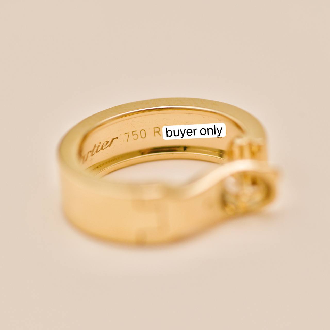 Cartier Love Hoop Earrings Classic Model 18K Yellow Gold