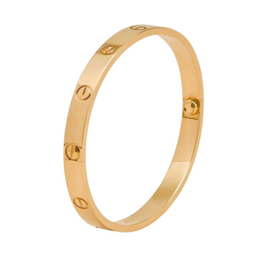 Authentic Preloved Cartier Love Classic Model Bracelet Size 19 in 18K Yellow Gold