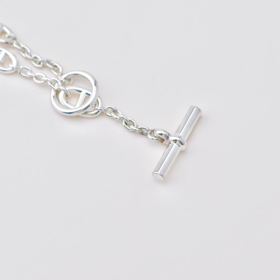 Preloved Hermès Farandole Long Necklace in Sterling Silver