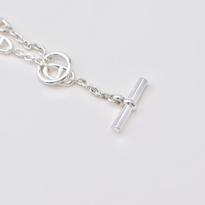 Preloved Hermès Farandole Long Necklace in Sterling Silver