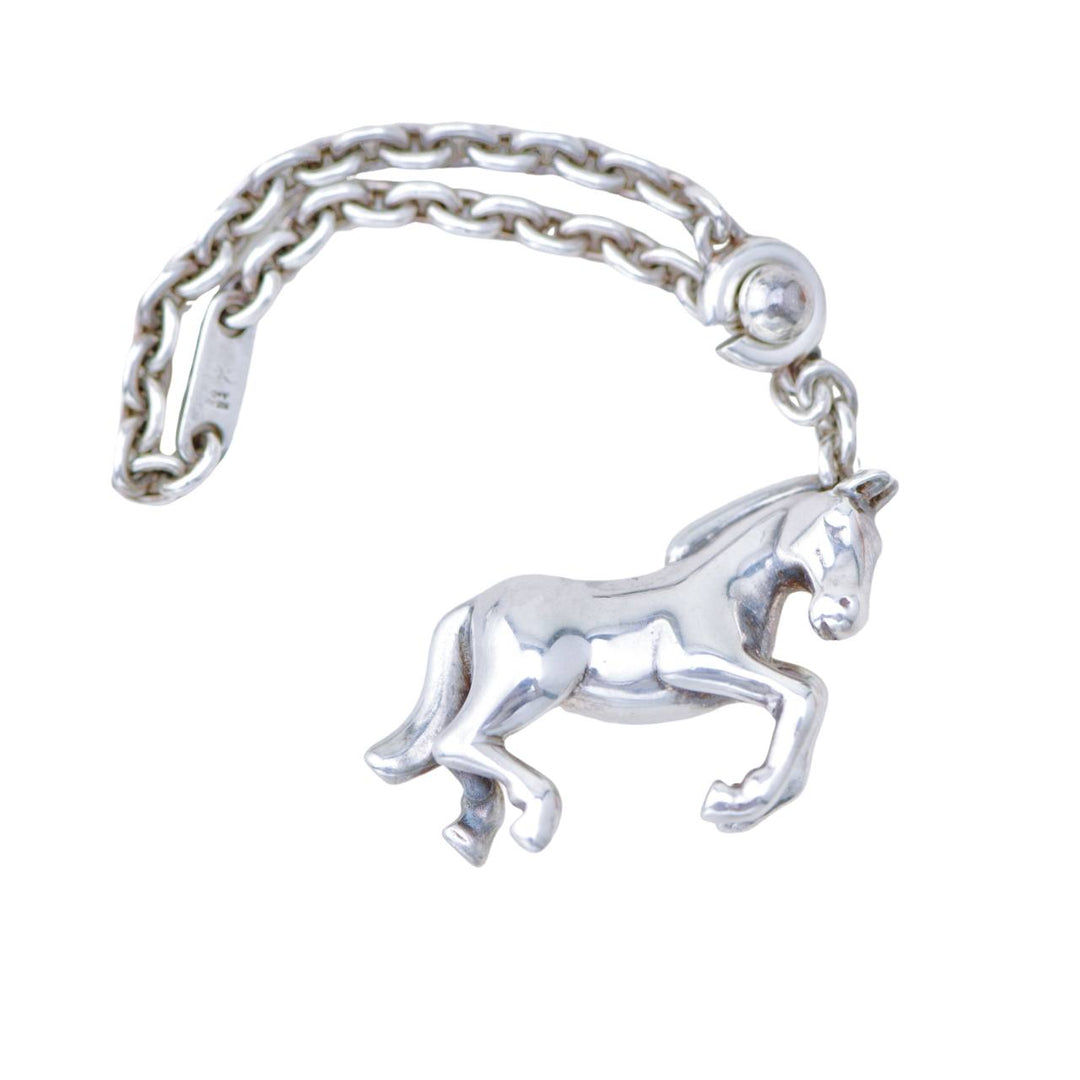 Authentic Preowned Hermès La Danse Horse Charm in Sterling Silver Limited Edition