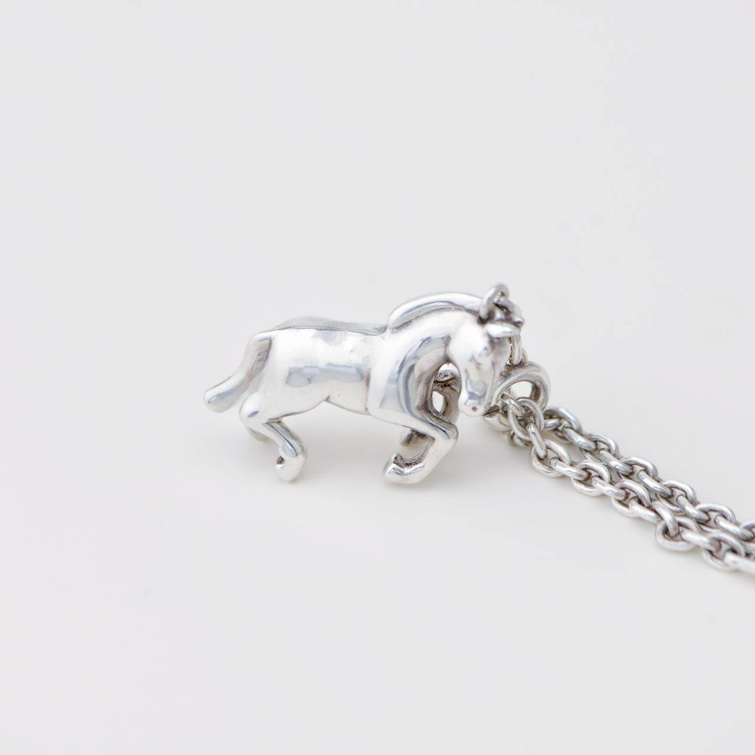 Authentic Hermès La Danse Horse Charm in Sterling Silver Limited Edition