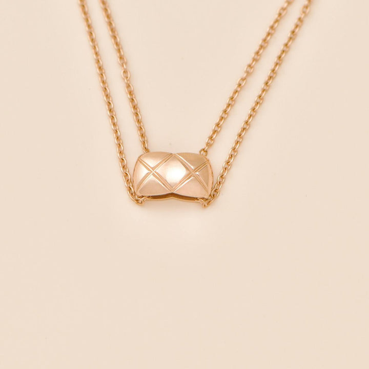 Used Authentic Full set Chanel Coco Crush Necklace 18K Rose Gold