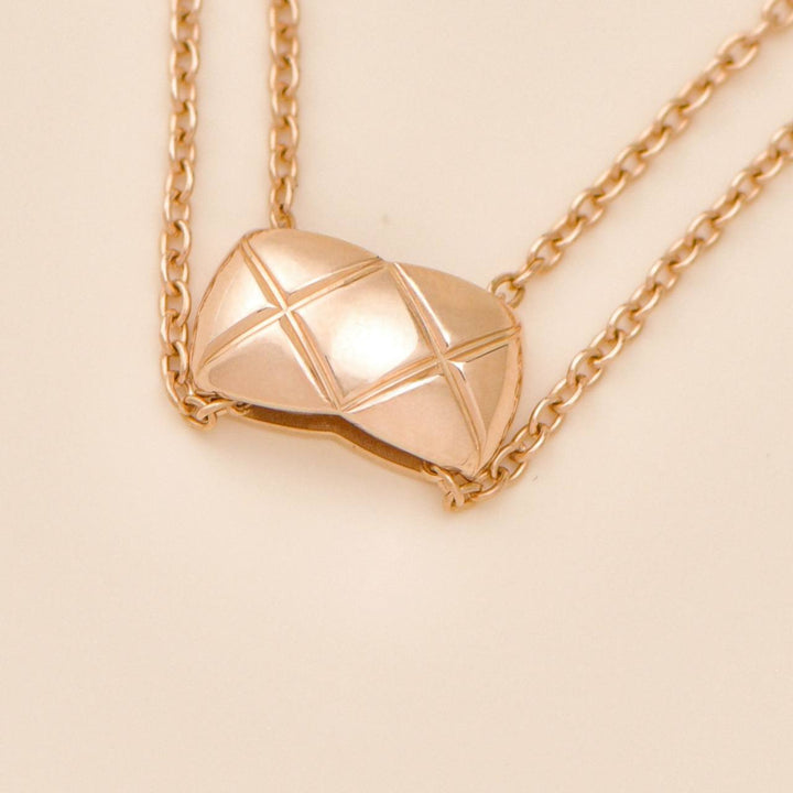 Authentic Preloved Chanel Coco Crush Necklace 18K Rose Gold
