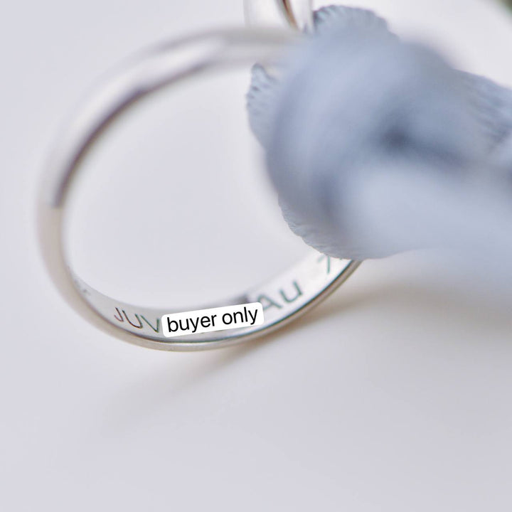 Preloved Cartier Trinity Grey Cord Bracelet 18K White Gold