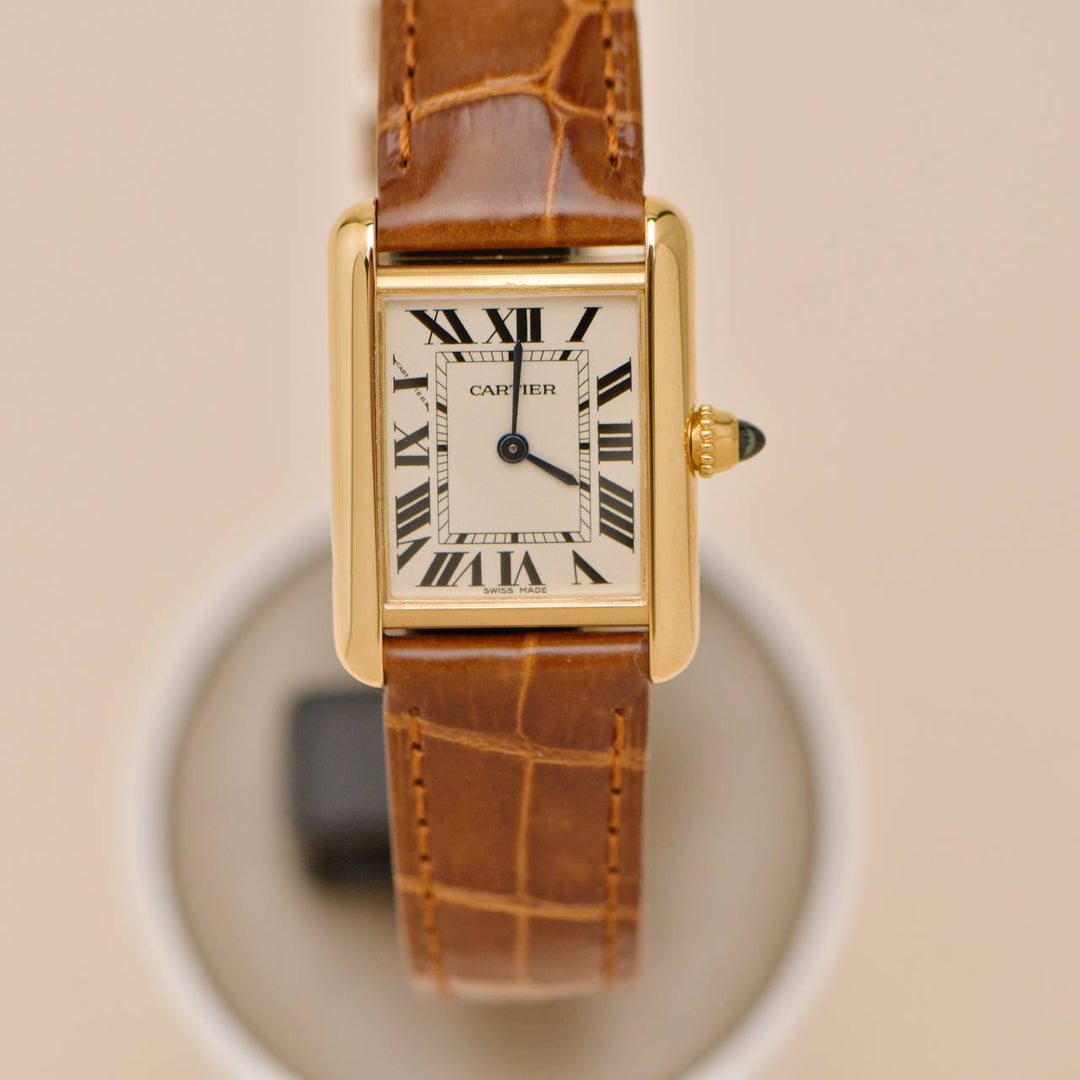 Preowned Authentic Cartier Tank Louis Small Model 18K Yellow Gold W1529856