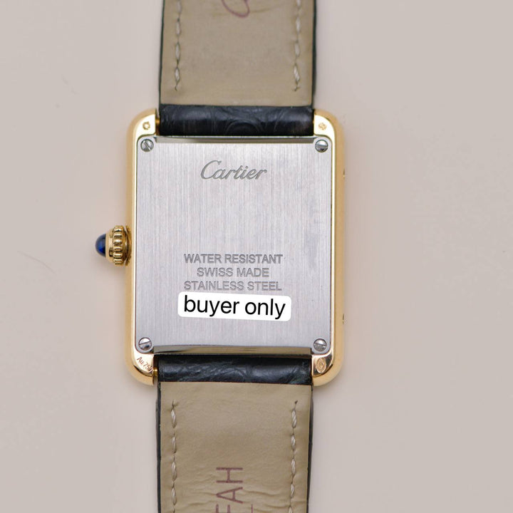 Cartier Tank Solo 18K Yellow Gold Watch W5200002
