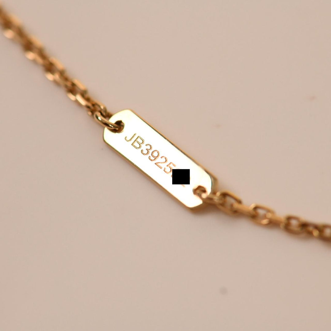 Van Cleef & Arpels Vintage Alhambra Mother of pearl 18K Yellow Gold Necklace