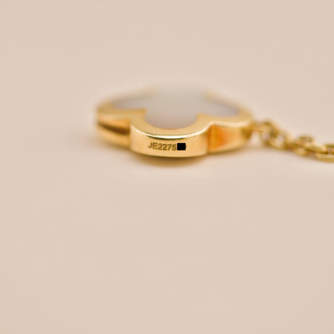 Van Cleef & Arpels Pure Alhambra Bracelet Mother of Pearl 18K Yellow Gold