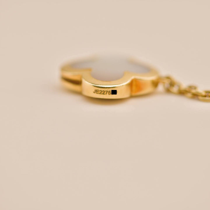 Van Cleef & Arpels Pure Alhambra Bracelet Mother of Pearl 18K Yellow Gold