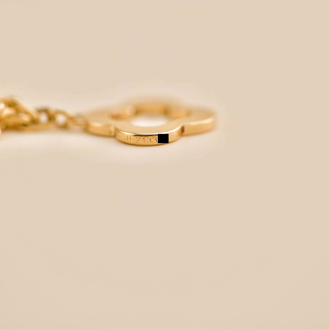 Van Cleef & Arpels Byzantine Alhambra Bracelet 18K Yellow Gold