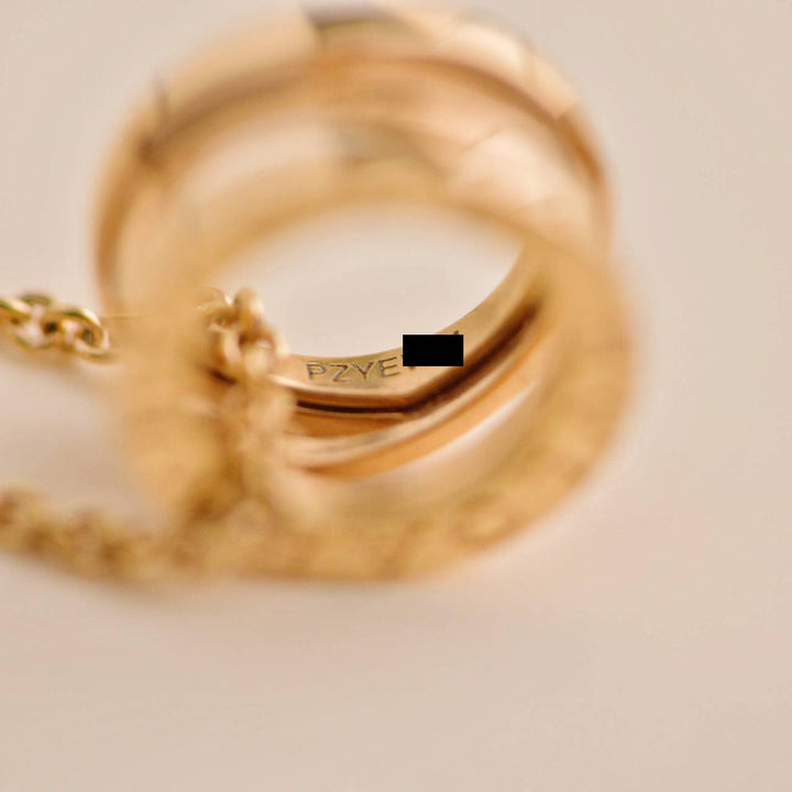 Bvlgari B.Zero1 Pendant Necklace 18K Rose Gold