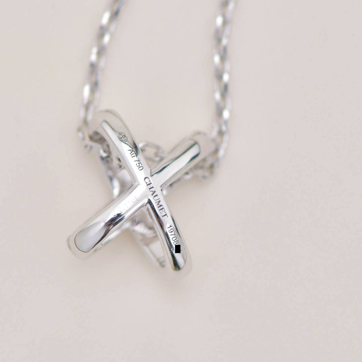 Chaumet Jeux de Liens Necklace Diamond 18K White Gold