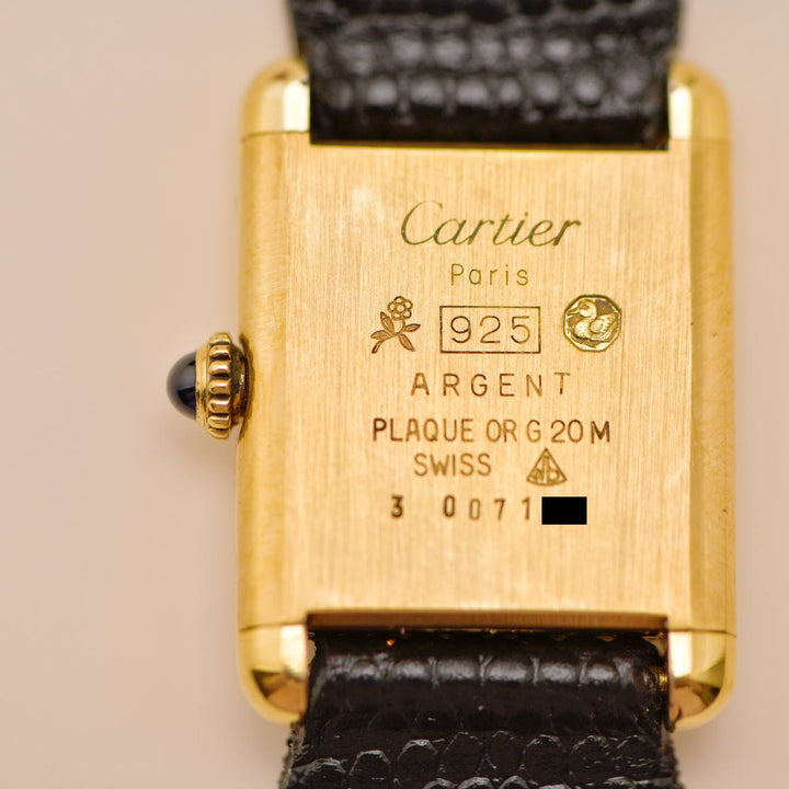 Cartier Tank Must de Cartier Vermeil Wristwatch T8200405