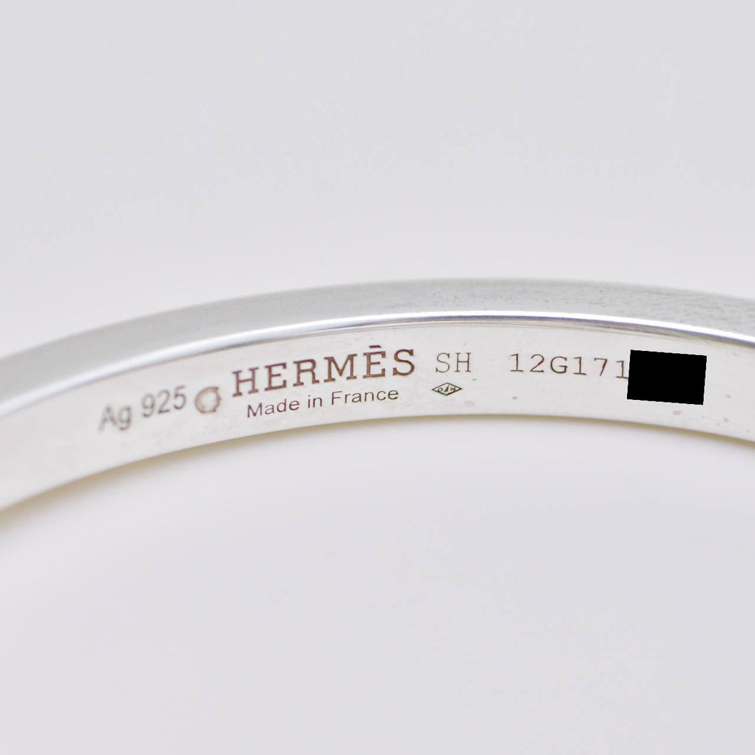 Hermès Galop Horse Head Silver Small Model Bracelet