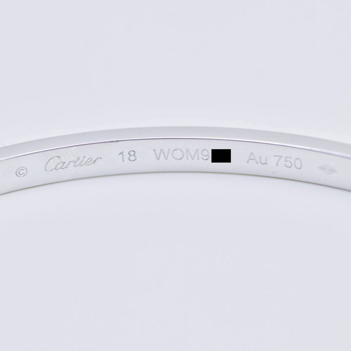 Cartier Love Bracelet Small Model 18K White Gold Size 18