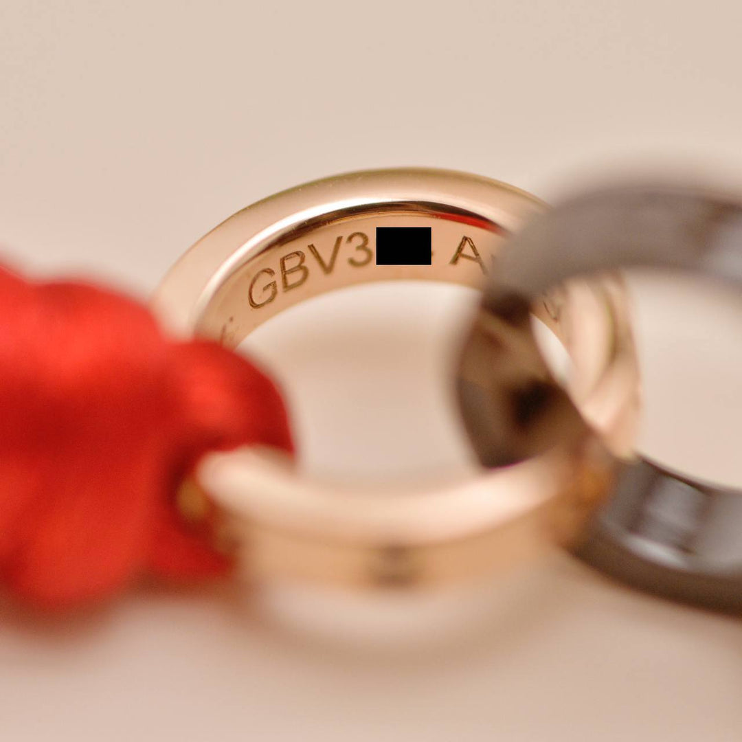 Preowned Authentic Cartier Love Cord Bracelet Diamond Sèvres Porcelain 18k Rose Gold