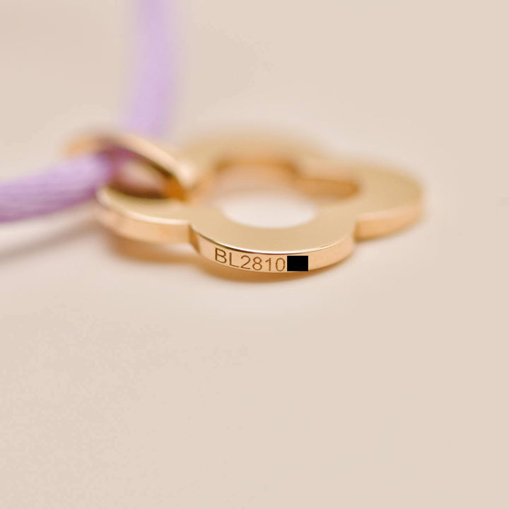 Van Cleef & Arpels Byzantine Alhambra 18K Rose Gold Cord Bracelet