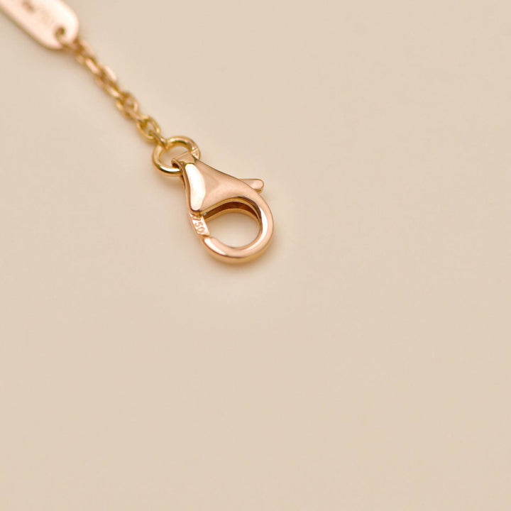 Preowned VCA Alhambra 2011 Holiday Pendant Carnelian Diamond 18K Rose Gold