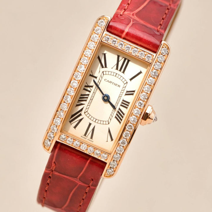 Authentic Preloved Cartier Tank Américaine Small Model Ladies Watch WB707931