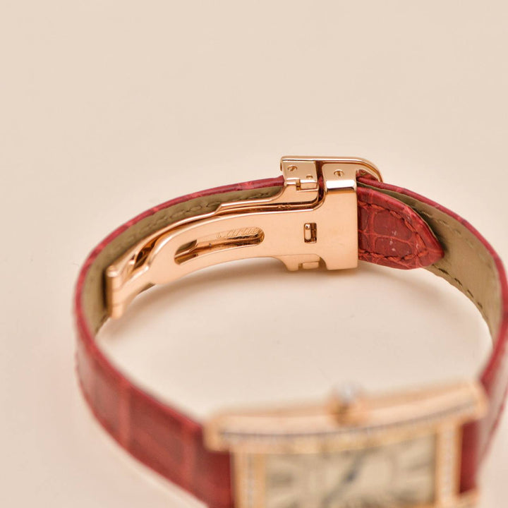 Authentic Second Hand Cartier Tank Américaine Small Model Ladies Watch WB707931