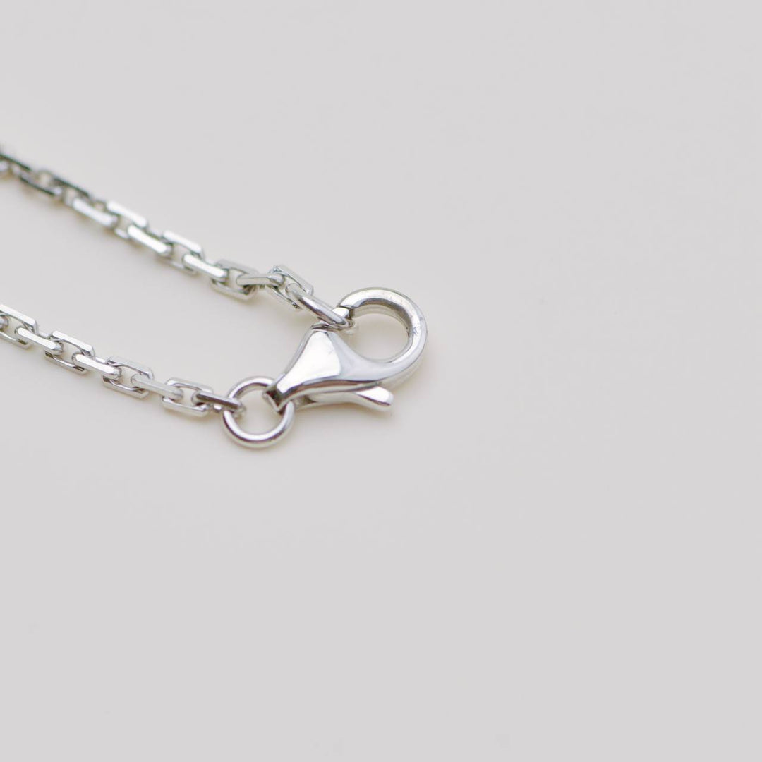 Second Hand Cartier Love Diamond Pendant Necklace 18K White Gold