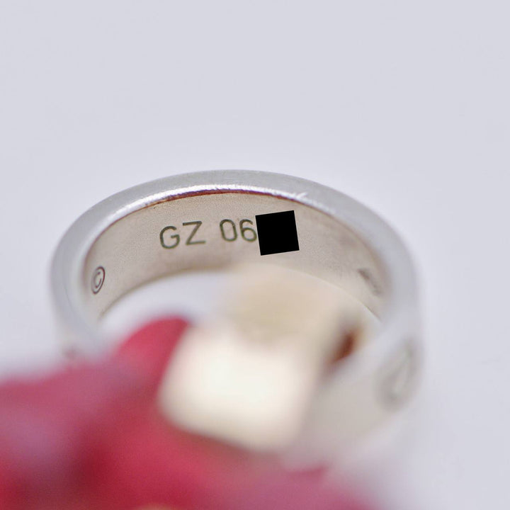 Second Hand Cartier Love Cord Bracelet 18K White and Rose Gold