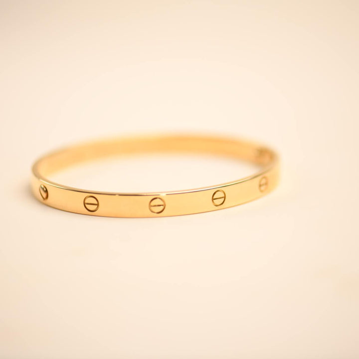 Preowned Cartier Love 18K Yellow Gold Bracelet 