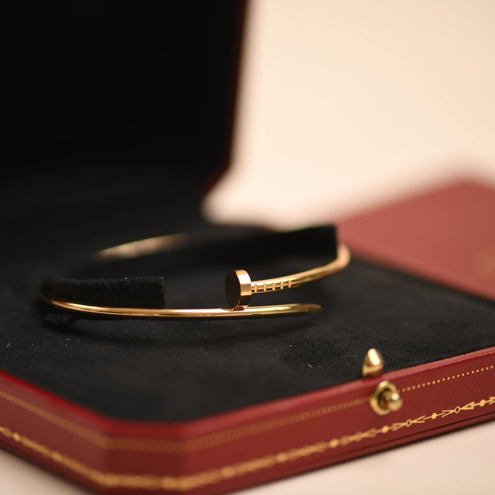 Second Hand Cartier Juste un Clou Small Model Bracelet 18K Yellow Gold Size 19