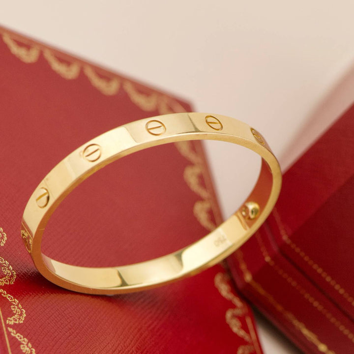 Preloved Cartier Love 18K Yellow Gold Bracelet