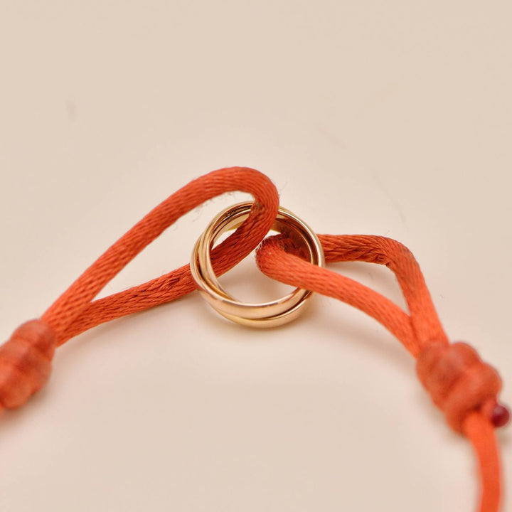 Cartier Trinity Cord Bracelet 18K Rose Gold