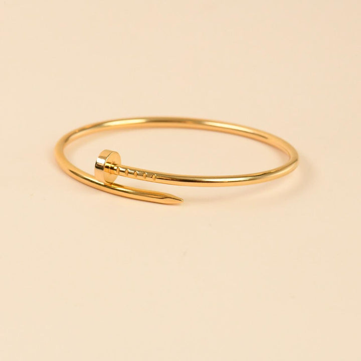 Preowned Authentic Cartier JUC Bracelet Small Model 18K Yellow Gold Size 15