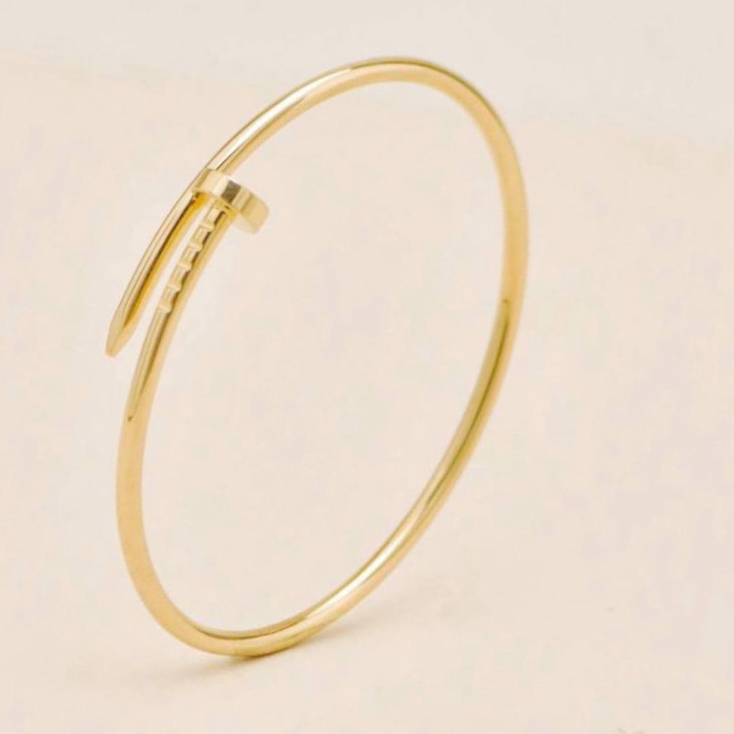 Preloved Authentic Cartier Juste un Clou small model bracelet 18K yellow gold size 18