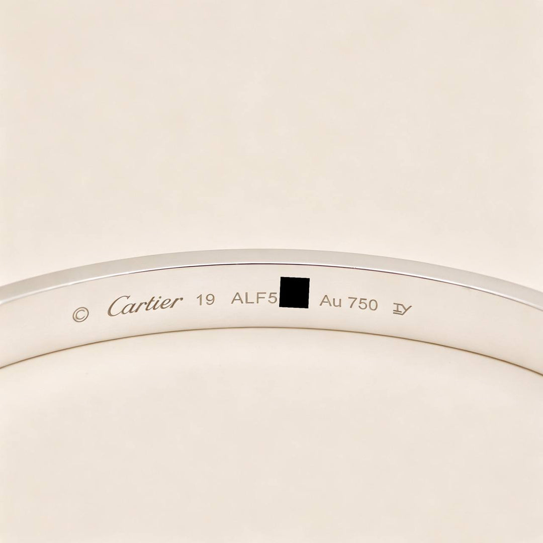 Used Cartier Love Bracelet Classic Model 18K White Gold