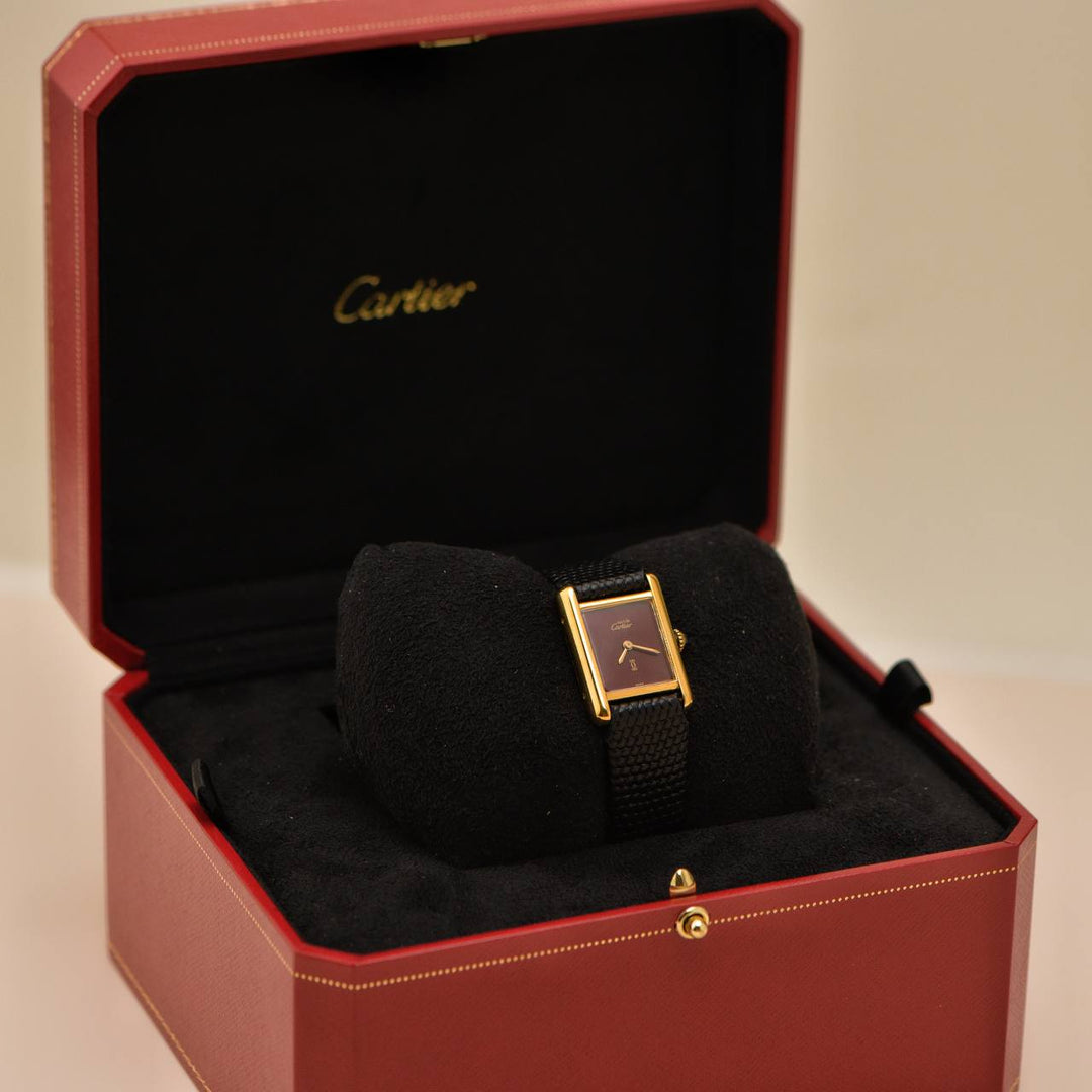 Authentic Preowned Cartier Tank Must de Cartier Small Model Wristwatch T8200405