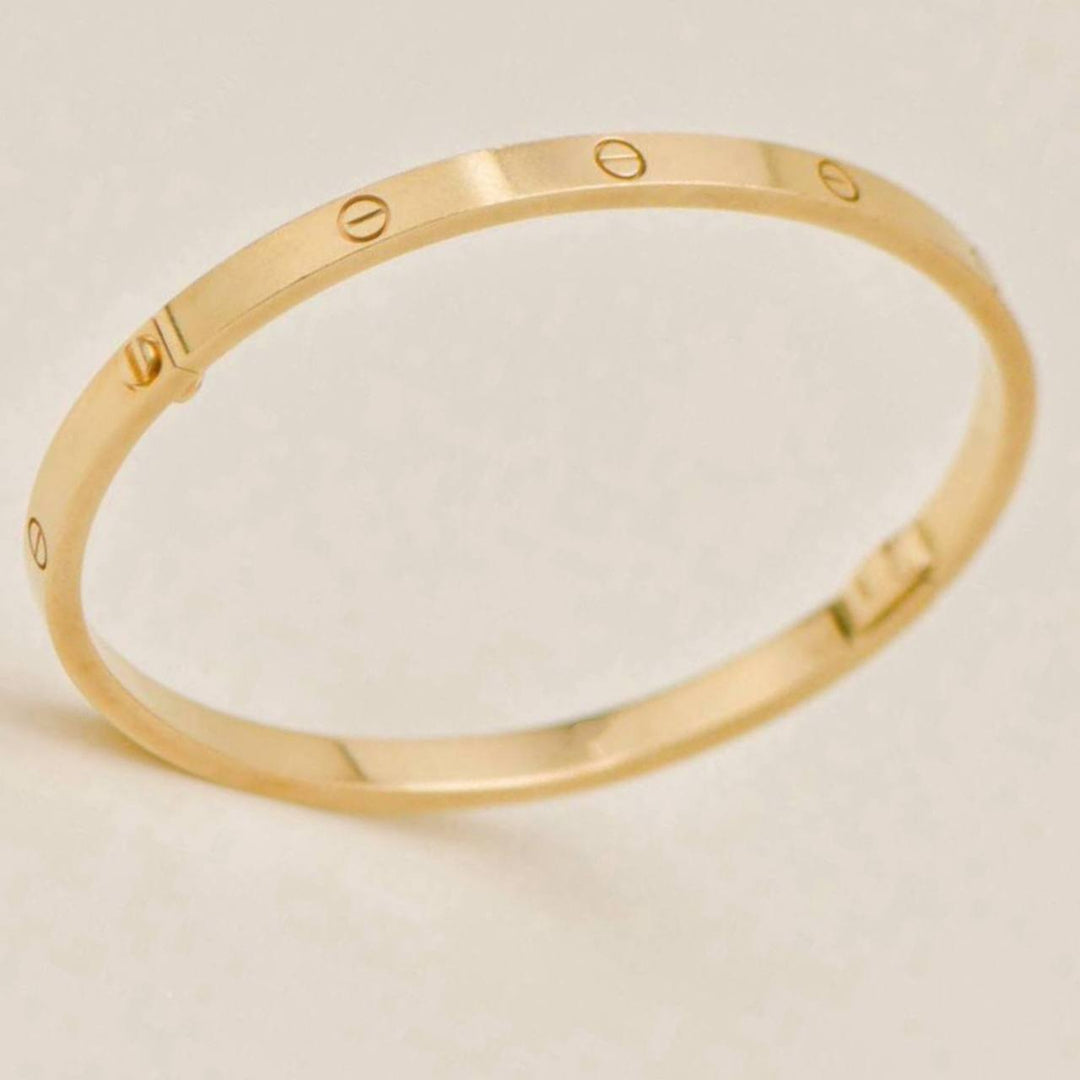 Authentic Preloved Cartier Love Bracelet Small Model Size 17 in 18K Yellow Gold