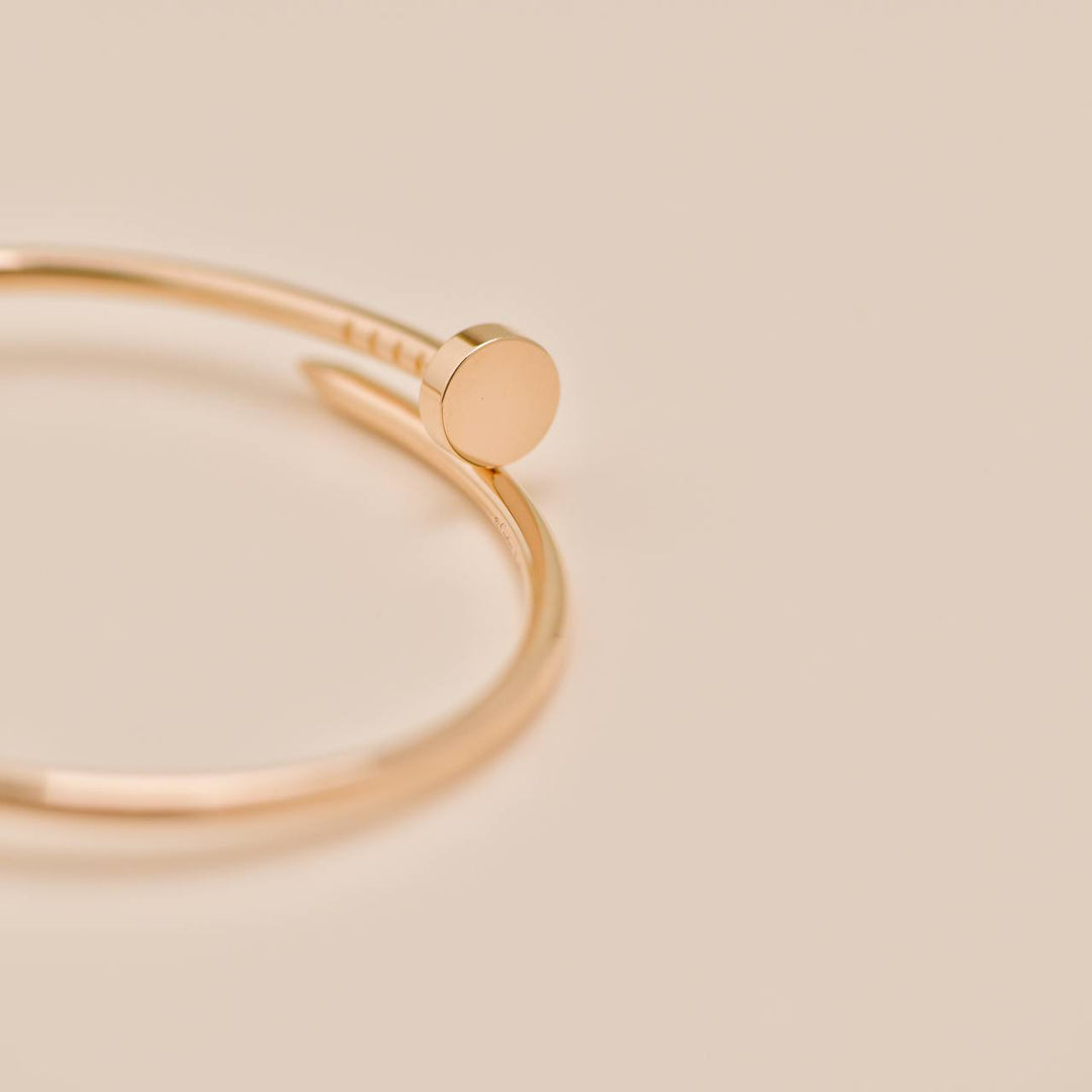 Full Set Authentic Used Cartier JUC small model bracelet 18K yellow gold size 16