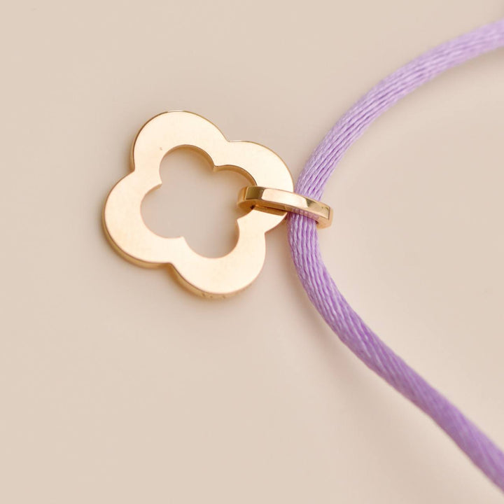 Preloved Authentic VCA Byzantine Alhambra 18K Rose Gold Cord Bracelet