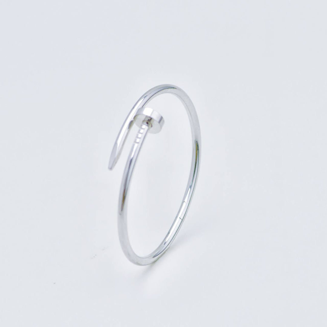 Preowned Authentic Cartier JUC Bracelet Classic Model 18K White Gold Size 18