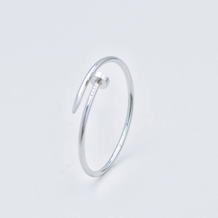 Preowned Authentic Cartier JUC Bracelet Classic Model 18K White Gold Size 18