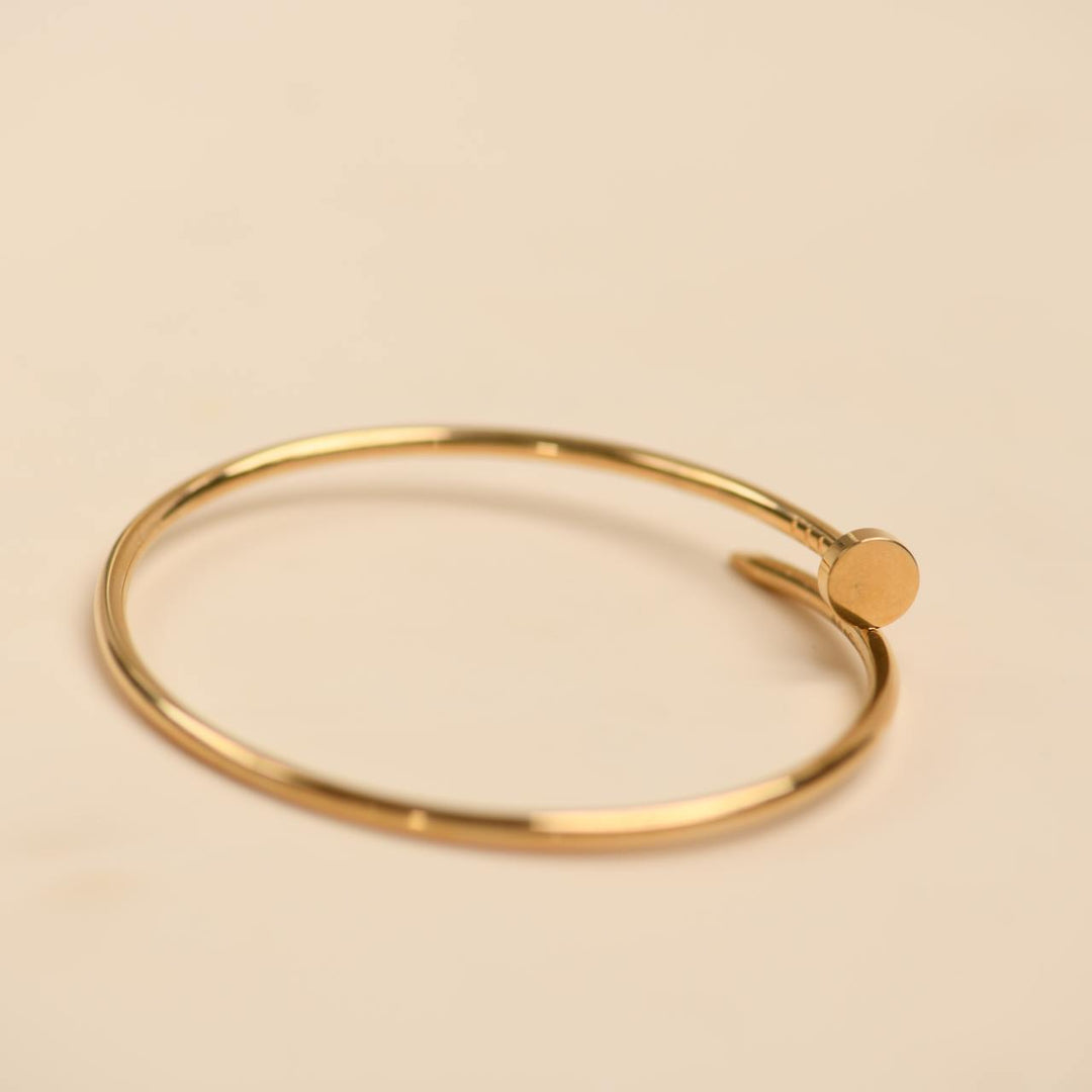 Preowned Cartier Juste un Clou Small Model Bracelet 18K Yellow Gold