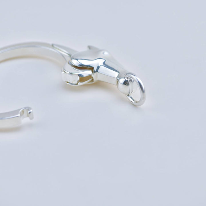 Second Hand Hermes Galop Sterling Silver Bracelet Small Model 