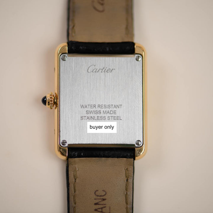 Preowned Cartier Tank Solo 18K Rose Gold Small Model Wristwatch