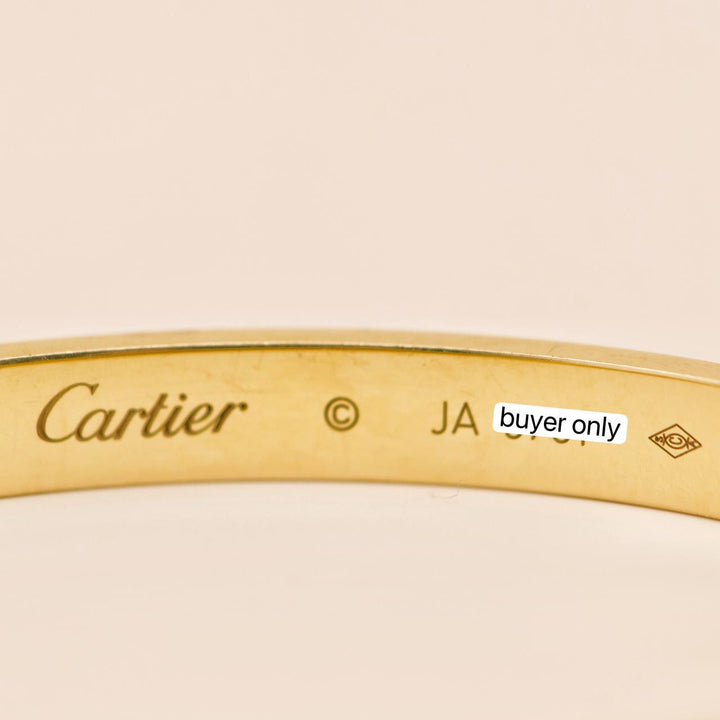 Second Hand Cartier Love 18K Yellow Gold Bracelet