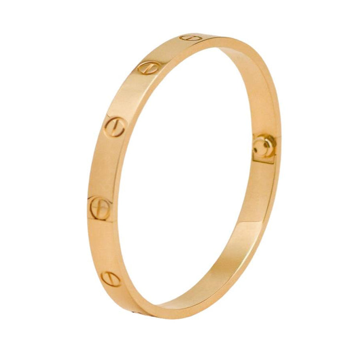 Cartier Love Bracelet Classic Model 18K Yellow Gold Size 17
