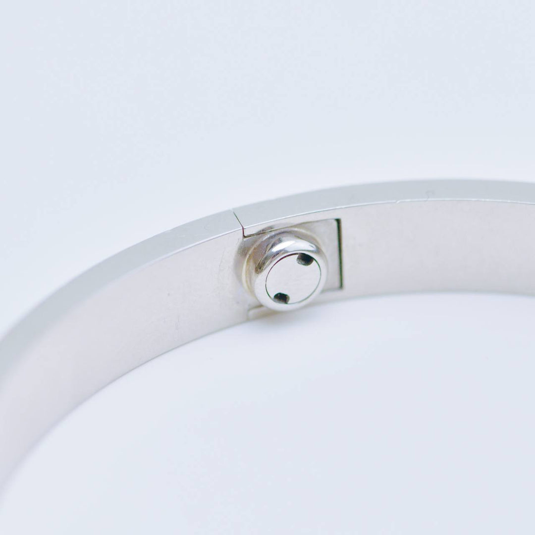 Authentic Cartier Love Bracelet Classic Model 18K White Gold Size 18