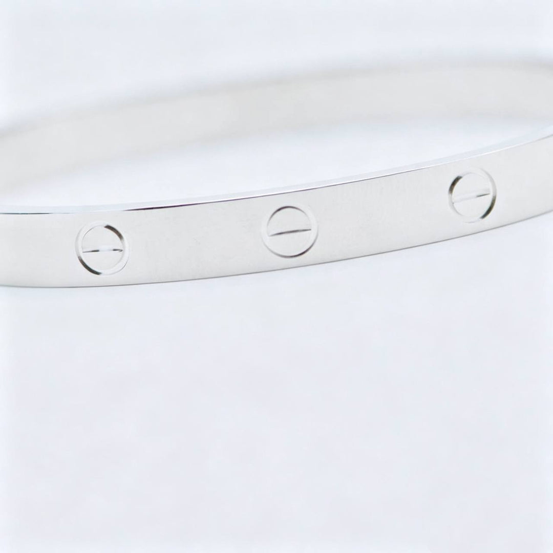 Preloved Cartier Love Bracelet Classic Model 18K White Gold