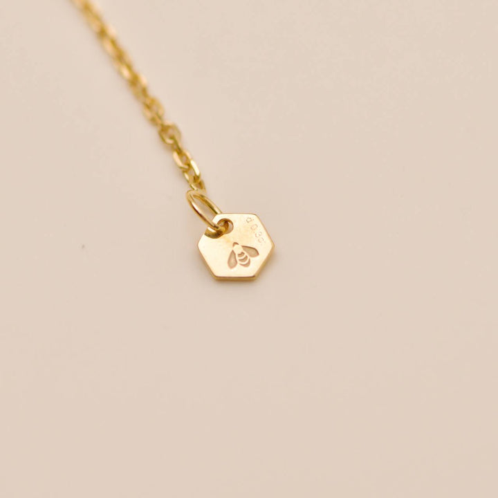 Authentic Chaumet Bee de Chaumet Diamond Necklace 18K Yellow Gold