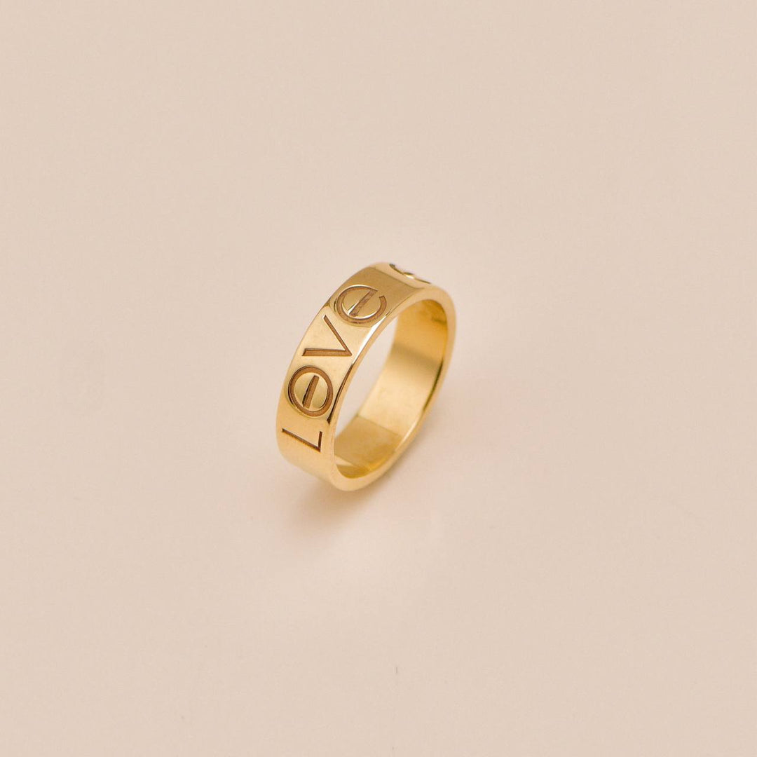 Second Hand Cartier Love Ring 18K Yellow Gold Size 51